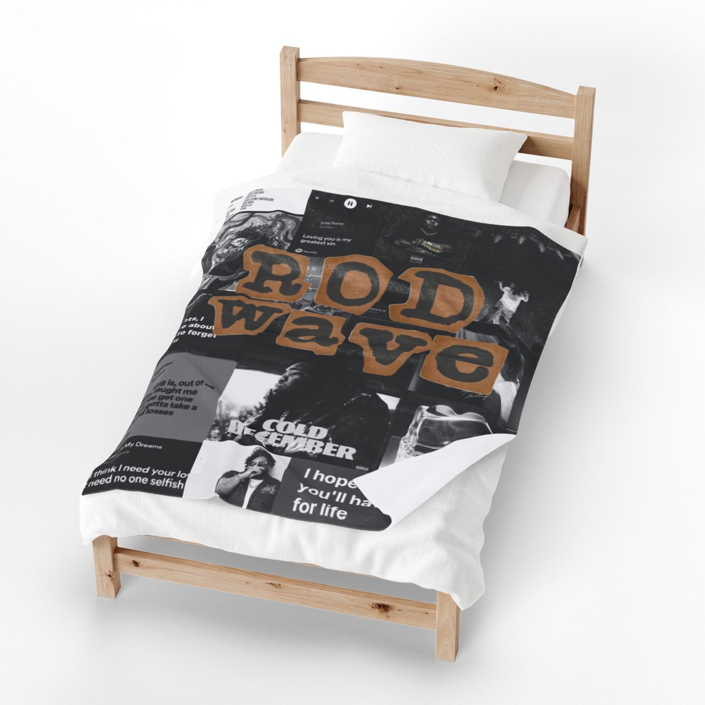 Rod Wave Plush Blanket