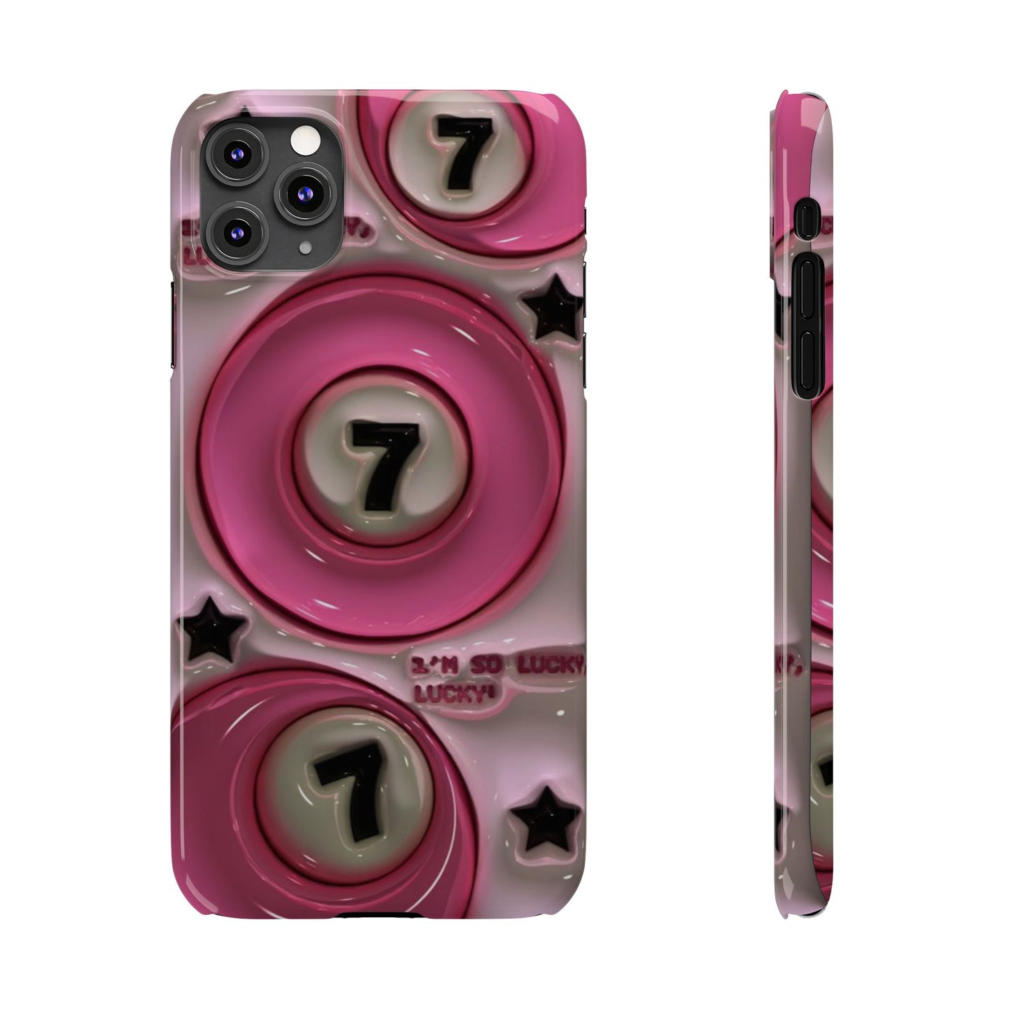 Lucky 7 Pink Phone case