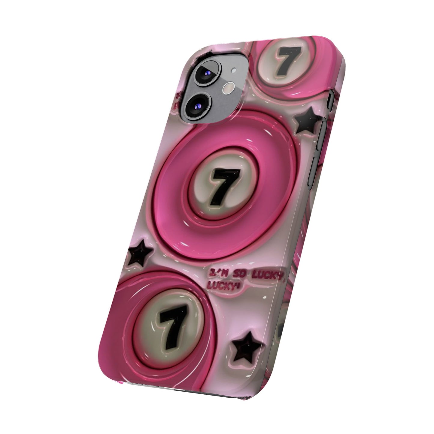 Lucky 7 Pink Phone case