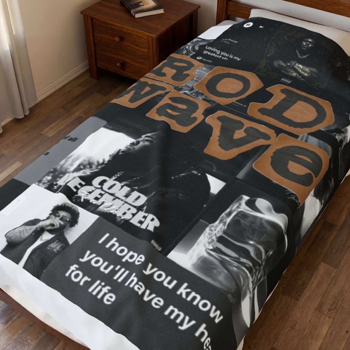 Rod Wave Plush Blanket