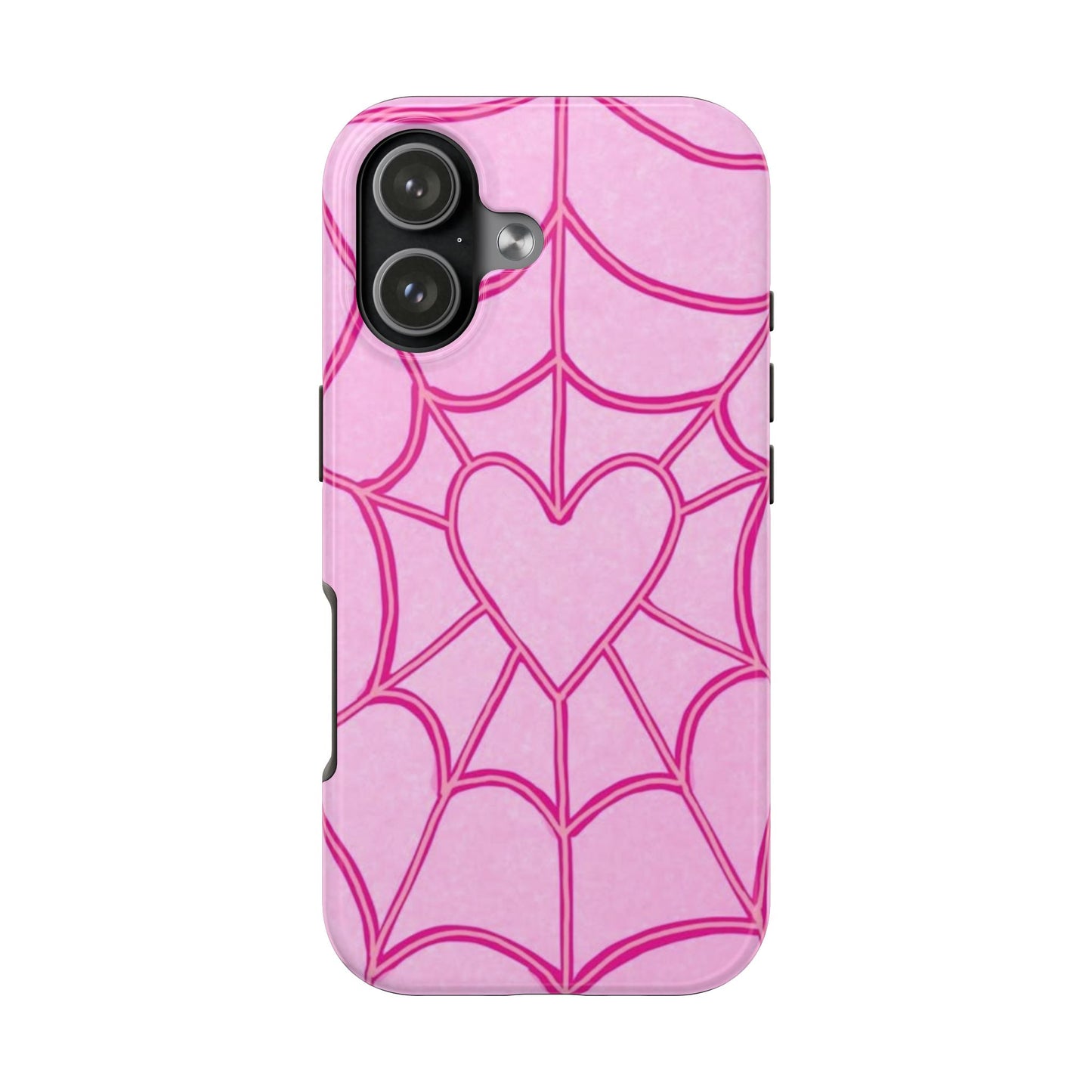 Pink Spider heart Phone case