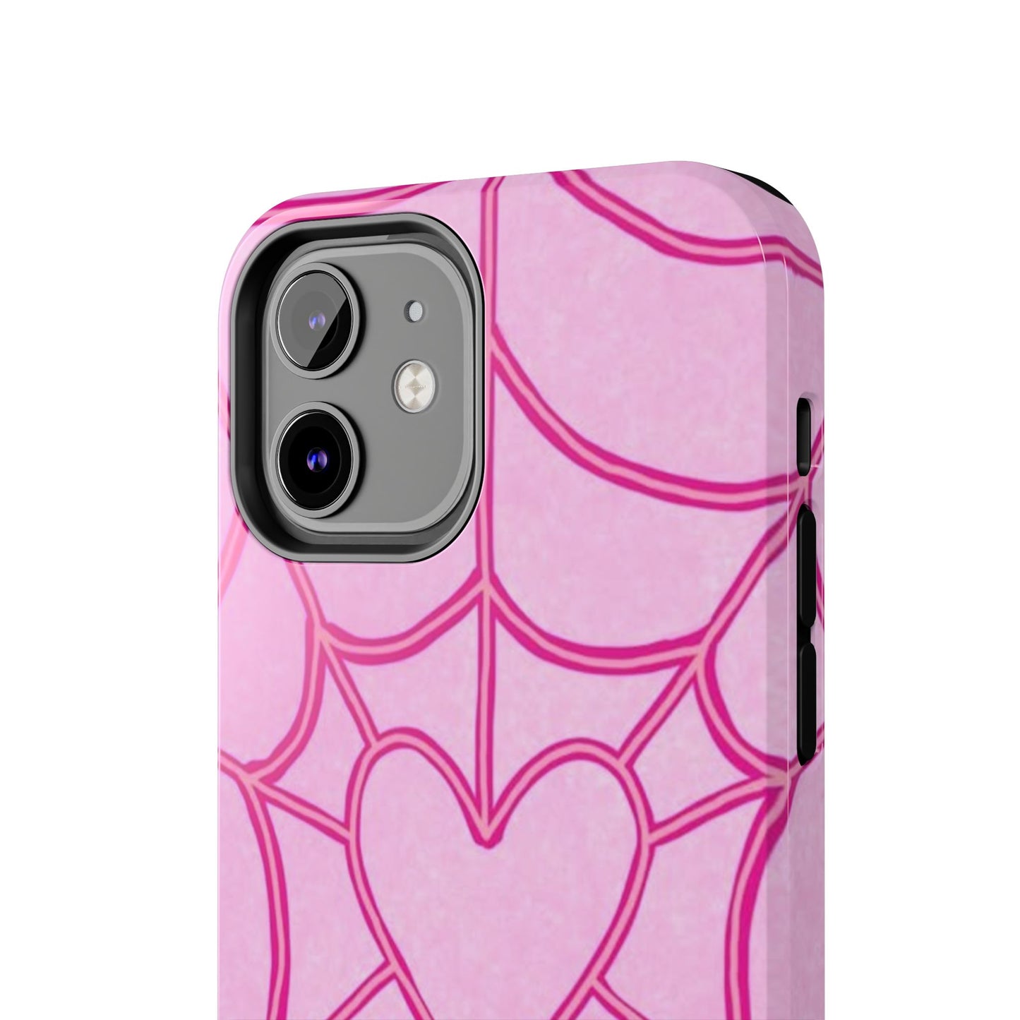 Pink Spider heart Phone case