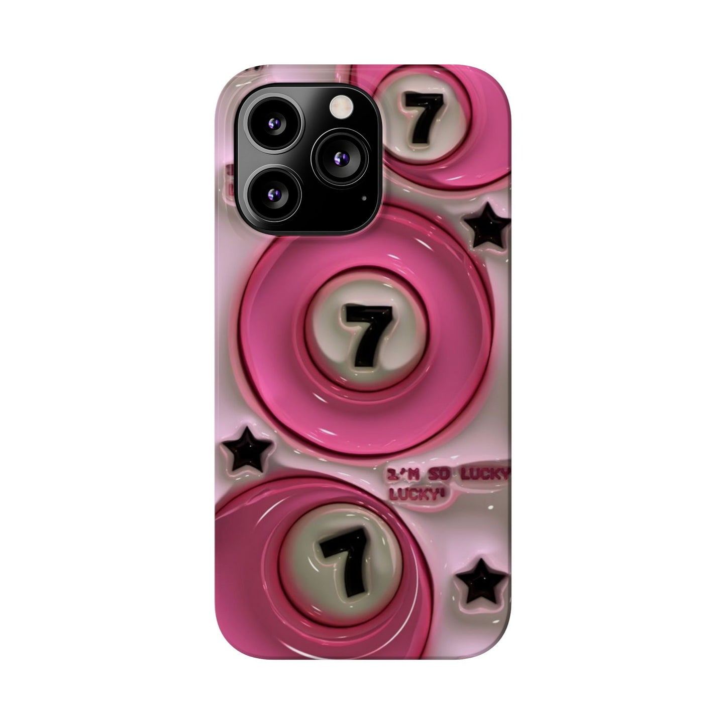 Lucky 7 Pink Phone case