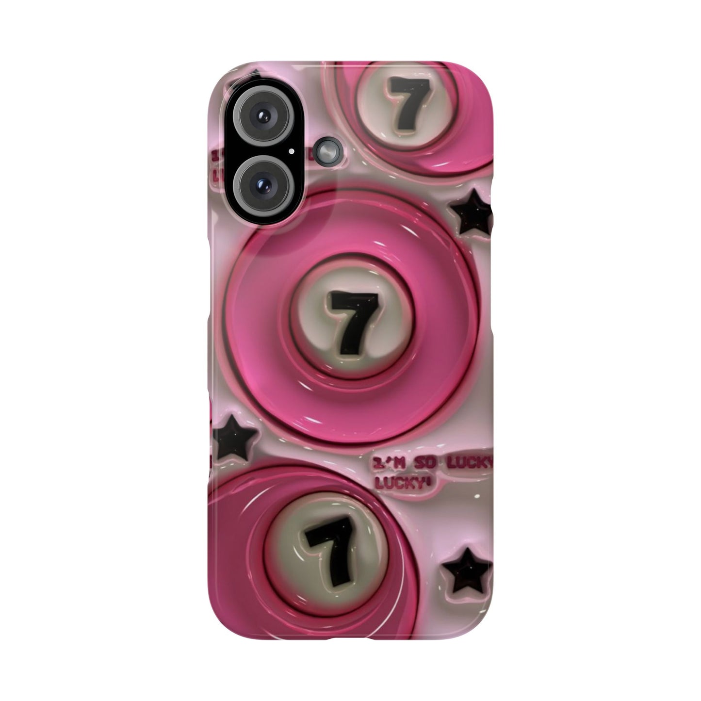 Lucky 7 Pink Phone case