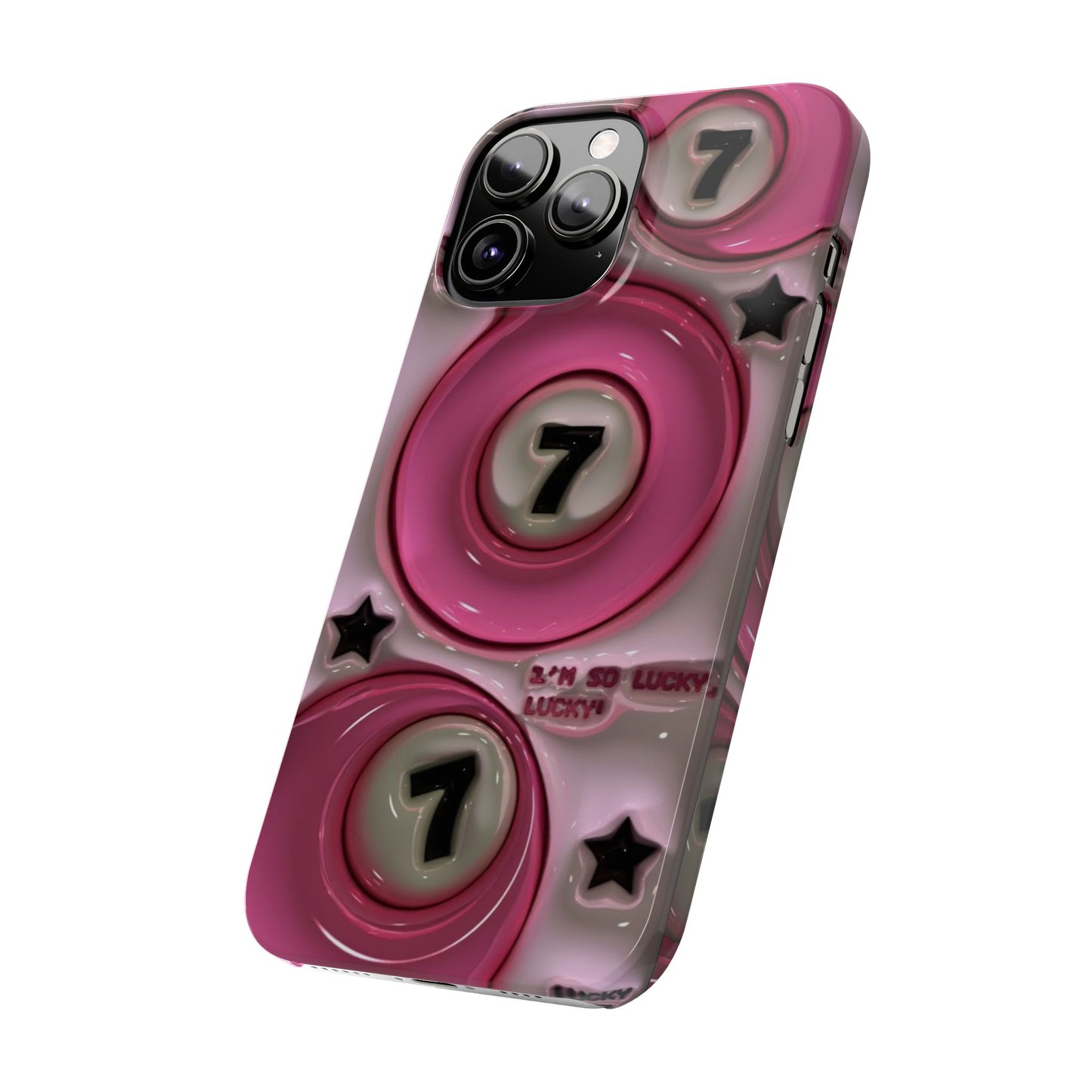 Lucky 7 Pink Phone case