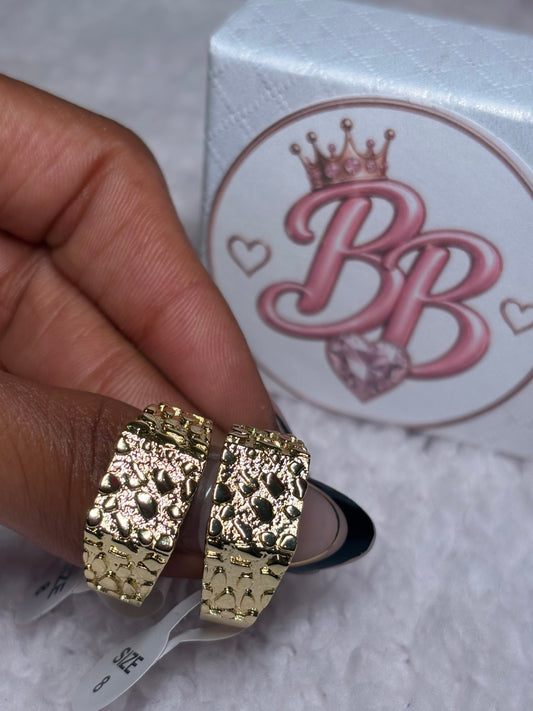 Textured Nugget Ring